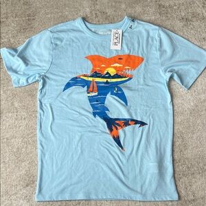 The Children's Place Light Blue Shark Tee